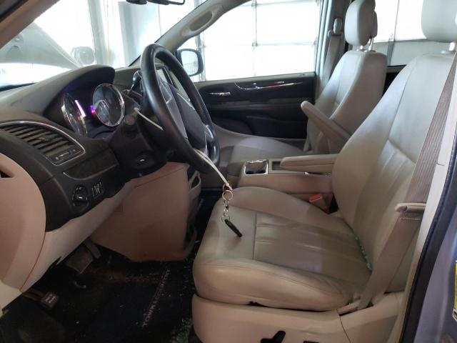 2C4RC1CG5CR362073 - 2012 CHRYSLER TOWN & COU TOURING L GRAY photo 7