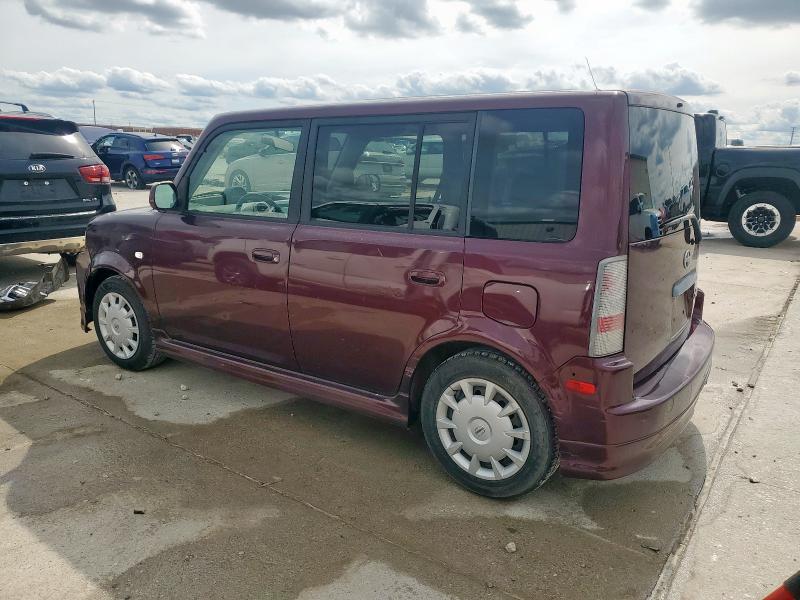 JTLKT324364031573 - 2006 TOYOTA SCION XB MAROON photo 2