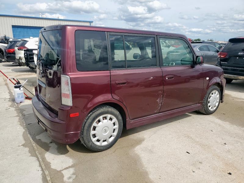 JTLKT324364031573 - 2006 TOYOTA SCION XB MAROON photo 3