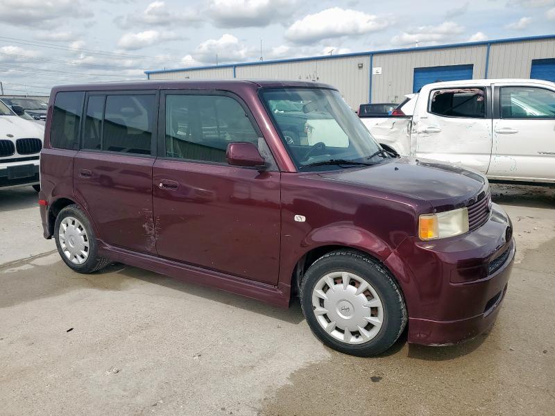 JTLKT324364031573 - 2006 TOYOTA SCION XB MAROON photo 4