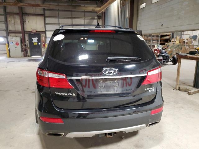 KM8SNDHF4FU109939 - 2015 HYUNDAI SANTA FE GLS BLACK photo 6