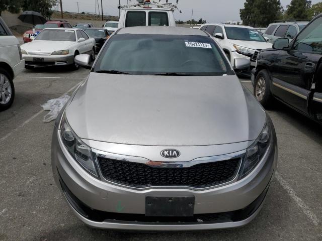 KNAGM4A77D5360412 - 2013 KIA OPTIMA LX SILVER photo 5