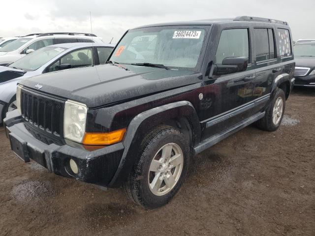 1J8HG48N26C179082 - 2006 JEEP COMMANDER BLACK photo 1