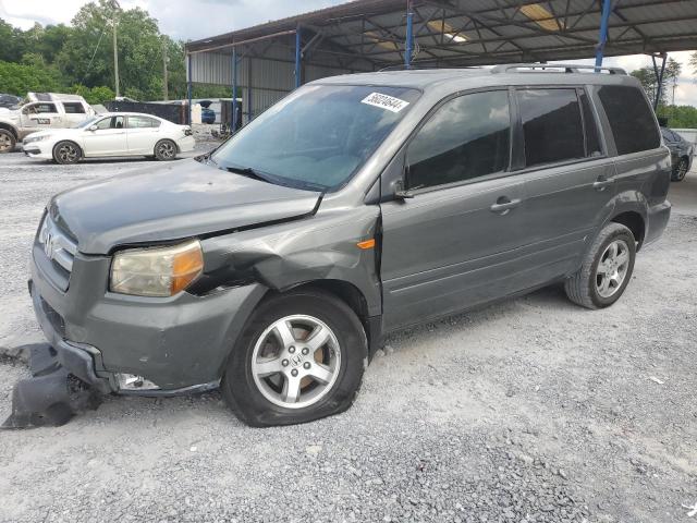 5FNYF18308B043904 - 2008 HONDA PILOT SE GRAY photo 1