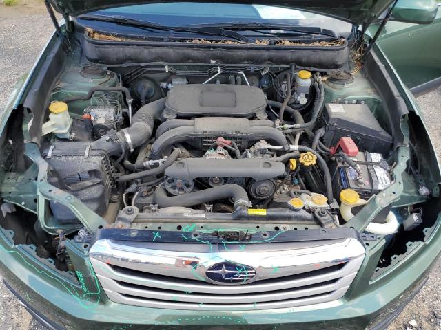 4S4BRCGC4A3367589 - 2010 SUBARU OUTBACK 2.5I PREMIUM GREEN photo 11