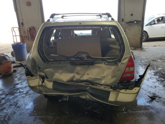 JF1SG65605G708936 - 2005 SUBARU FORESTER 2.5XS Кремовый фото 6