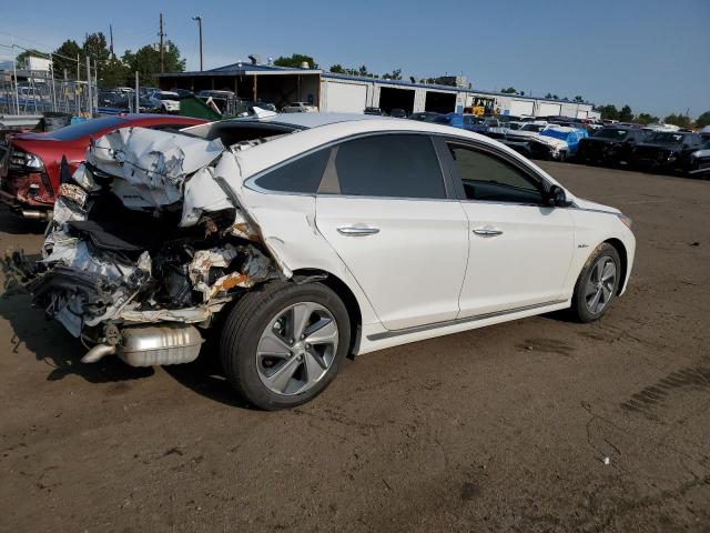 KMHE14L22HA070995 - 2017 HYUNDAI SONATA PLUG-IN HYBRID WHITE photo 3