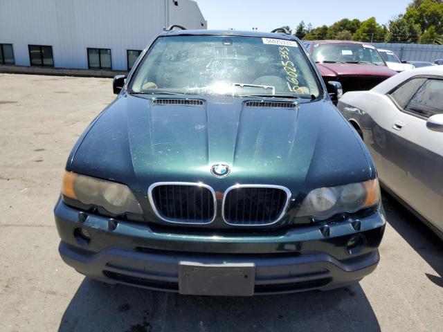 WBAFA53581LM81513 - 2001 BMW X5 3.0I GREEN photo 5