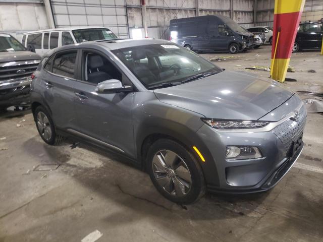 KM8K53AG2MU109321 - 2021 HYUNDAI KONA ULTIMATE GRAY photo 4