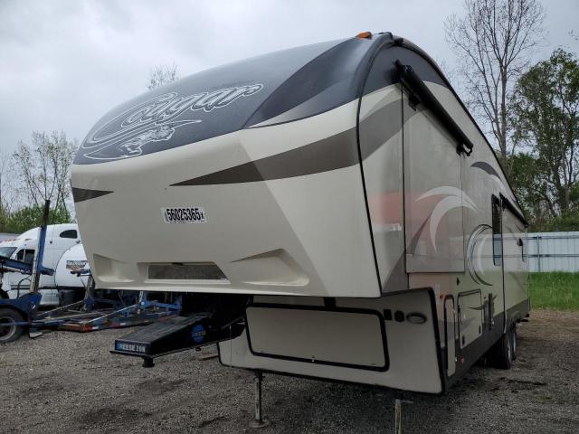 4YDF34124H2504475 - 2017 KEYSTONE COUGAR TAN photo 2