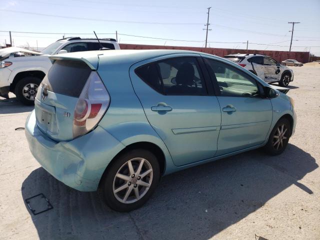 JTDKDTB34D1050311 - 2013 TOYOTA PRIUS C BLUE photo 3