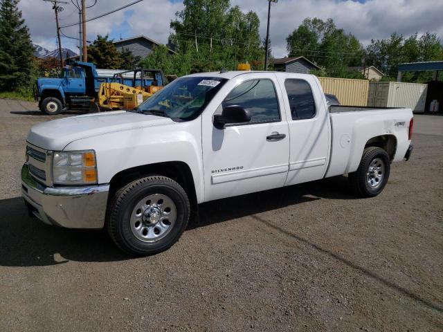 1GCRKREA3DZ291134 - 2013 CHEVROLET SILVERADO K1500 LS WHITE photo 1