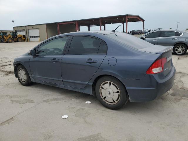 JHMFA36229S001698 - 2009 HONDA CIVIC HYBRID BLUE photo 2