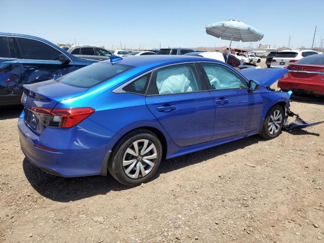 2HGFE2F25PH535624 - 2023 HONDA CIVIC LX BLUE photo 3