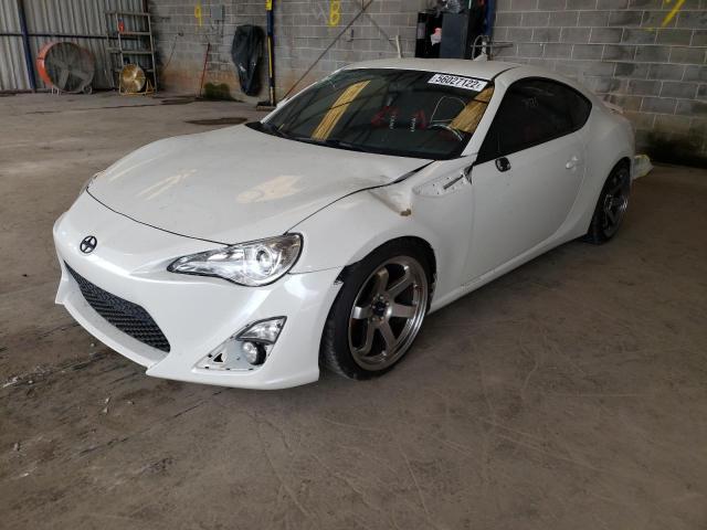 JF1ZNAA13F8700990 - 2015 TOYOTA SCION FR-S WHITE photo 2