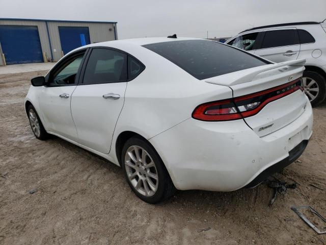 1C3CDFCHXDD306003 - 2013 DODGE DART LIMITED WHITE photo 2