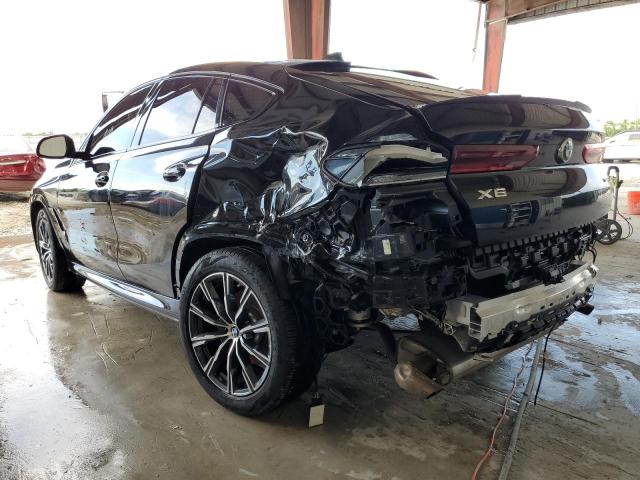 5UXCY6C04M9D81617 - 2021 BMW X6 XDRIVE40I BLACK photo 3