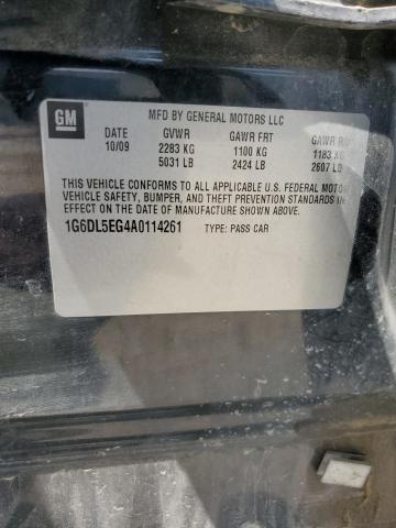 1G6DL5EG4A0114261 - 2010 CADILLAC CTS PERFORMANCE COLLECTION Черный фото 12