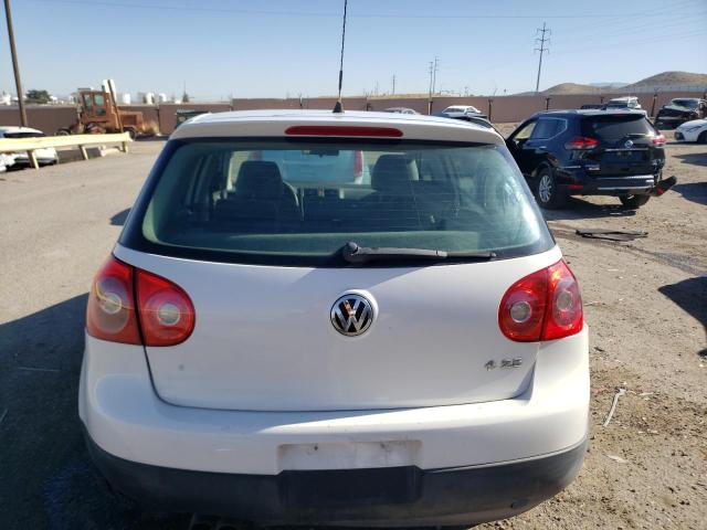 WVWCR71K07W267965 - 2007 VOLKSWAGEN RABBIT WHITE photo 6