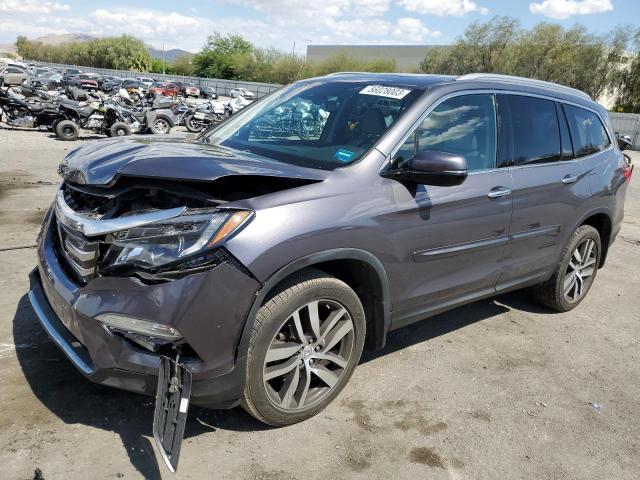 5FNYF6H06GB067819 - 2016 HONDA PILOT ELITE GRAY photo 1