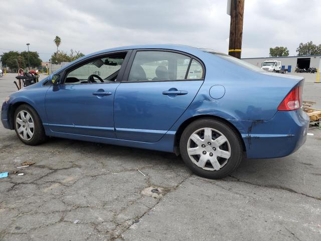 2HGFA16538H532304 - 2008 HONDA CIVIC LX BLUE photo 2