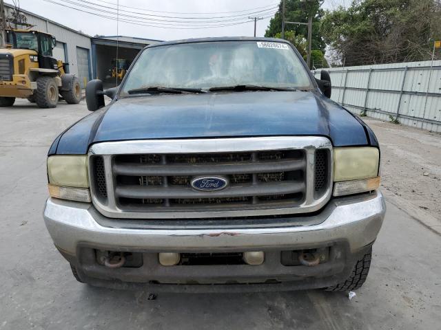 1FTNW21P24ED85873 - 2004 FORD F250 SUPER DUTY BLUE photo 5