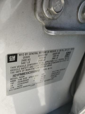 3GYFNBE33CS593919 - 2012 CADILLAC SRX PERFORMANCE COLLECTION ვერცხლისფერი ფოტო 13