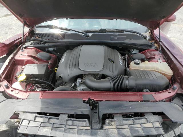 2C3CDZBT3JH225026 - 2018 DODGE CHALLENGER R/T ბურგუნდია ფოტო 11