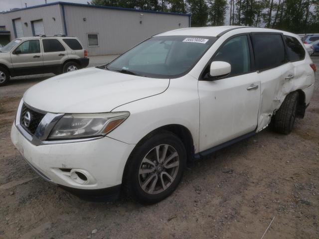 5N1AR2MN6EC645751 - 2014 NISSAN PATHFINDER S WHITE photo 1