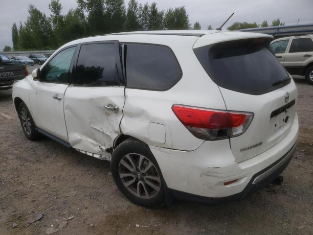 5N1AR2MN6EC645751 - 2014 NISSAN PATHFINDER S WHITE photo 2
