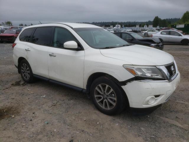 5N1AR2MN6EC645751 - 2014 NISSAN PATHFINDER S WHITE photo 4