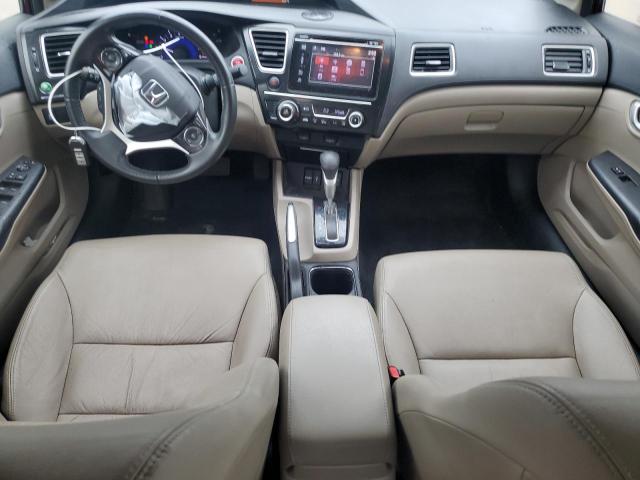 2HGFB2F91FH549878 - 2015 HONDA CIVIC EXL BURGUNDY photo 8