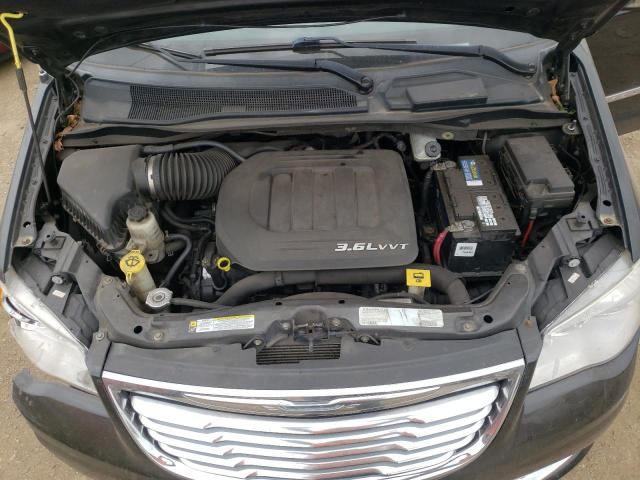 2C4RC1CG0CR124261 - 2012 CHRYSLER TOWN & COU TOURING L BLACK photo 12