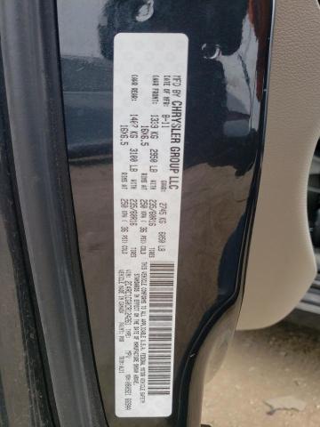 2C4RC1CG0CR124261 - 2012 CHRYSLER TOWN & COU TOURING L BLACK photo 13