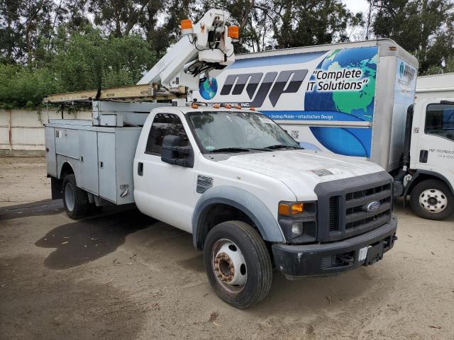 1FD4F46Y68EA84307 - 2008 FORD F450 SUPER DUTY WHITE photo 4