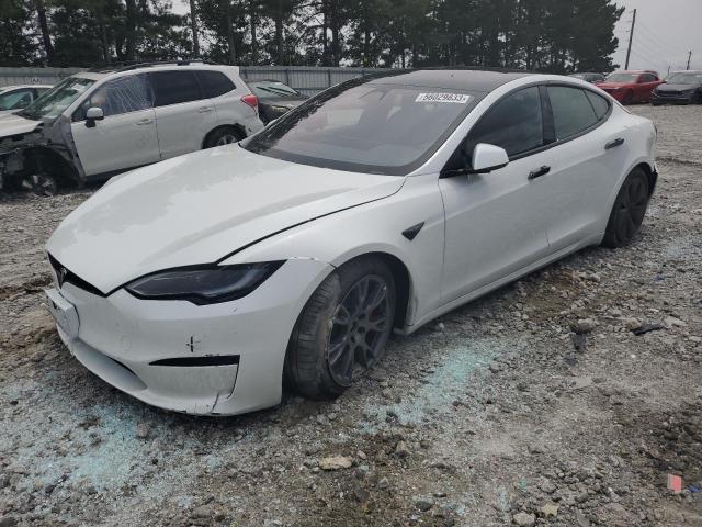 5YJSA1E6XPF510361 - 2023 TESLA MODEL S WHITE photo 1