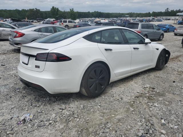 5YJSA1E6XPF510361 - 2023 TESLA MODEL S WHITE photo 3