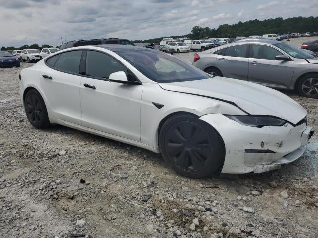 5YJSA1E6XPF510361 - 2023 TESLA MODEL S WHITE photo 4