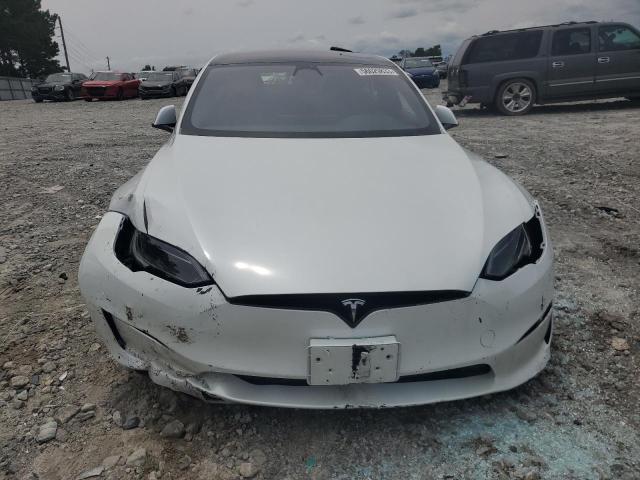 5YJSA1E6XPF510361 - 2023 TESLA MODEL S WHITE photo 5