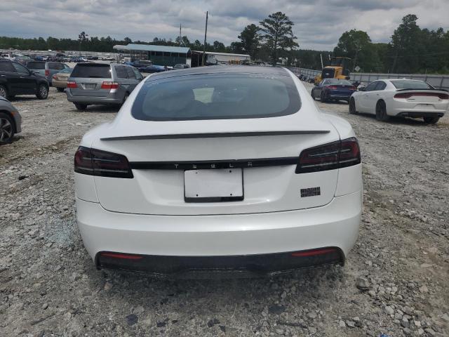 5YJSA1E6XPF510361 - 2023 TESLA MODEL S WHITE photo 6
