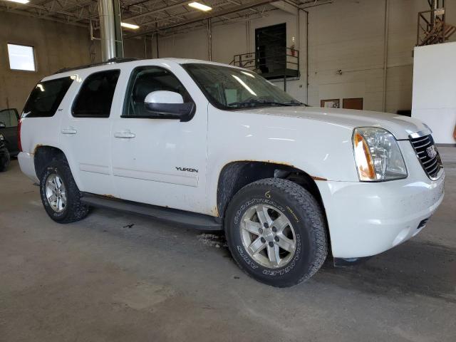 1GKUKCE08AR211633 - 2010 GMC YUKON SLT WHITE photo 4