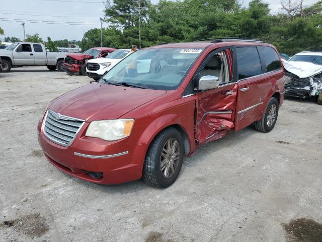 2A4RR6DX4AR126760 - 2010 CHRYSLER TOWN & COU LIMITED RED photo 1