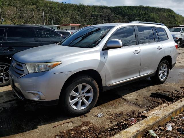 5TDZA3EH1CS029545 - 2012 TOYOTA HIGHLANDER BASE SILVER photo 1