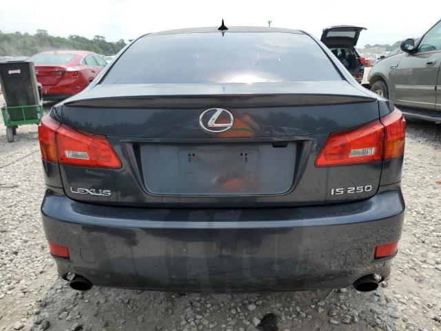 JTHBK262185067145 - 2008 LEXUS IS 250 GRAY photo 6