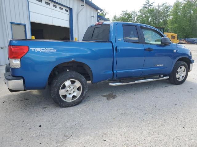 5TBBT54167S450784 - 2007 TOYOTA TUNDRA DOUBLE CAB SR5 BLUE photo 3