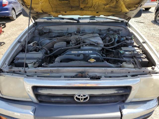 4TASN92N1YZ630412 - 2000 TOYOTA TACOMA XTRACAB PRERUNNER ვერცხლისფერი ფოტო 11