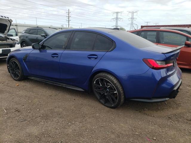 WBS43AY07PFN77840 - 2023 BMW M3 COMPETITION BLUE photo 2