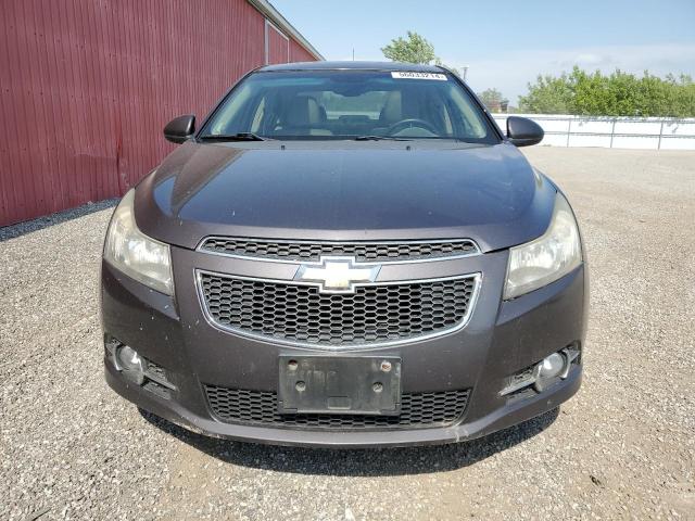 1G1PH5S90B7235453 - 2011 CHEVROLET CRUZE LTZ GRAY photo 5