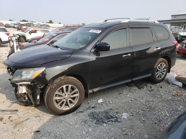 5N1AR2MN0FC625898 - 2015 NISSAN PATHFINDER S BLACK photo 1