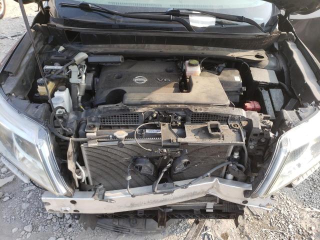 5N1AR2MN0FC625898 - 2015 NISSAN PATHFINDER S BLACK photo 11